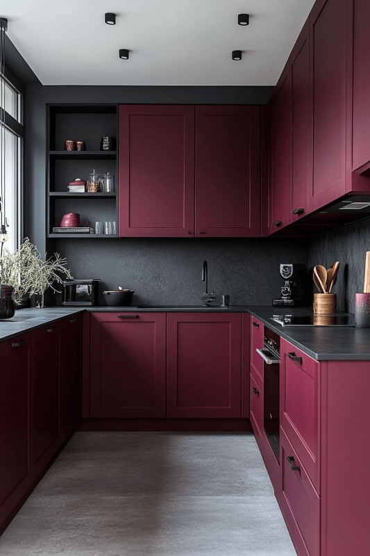 Velvet Noir Kitchen