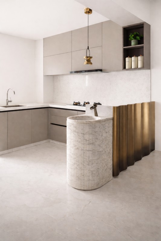 Ivory Crest Modular Kitchen