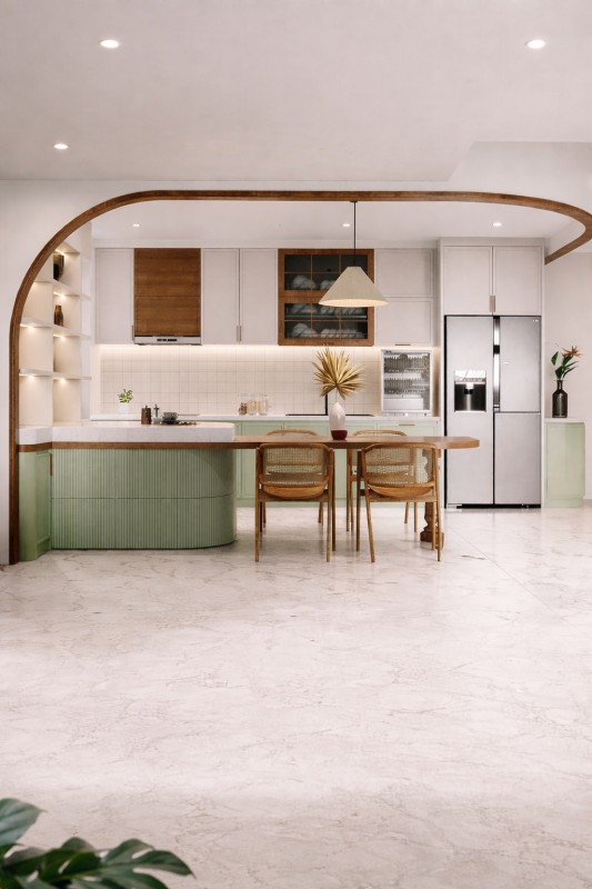 Lunara Marbleline Kitchen