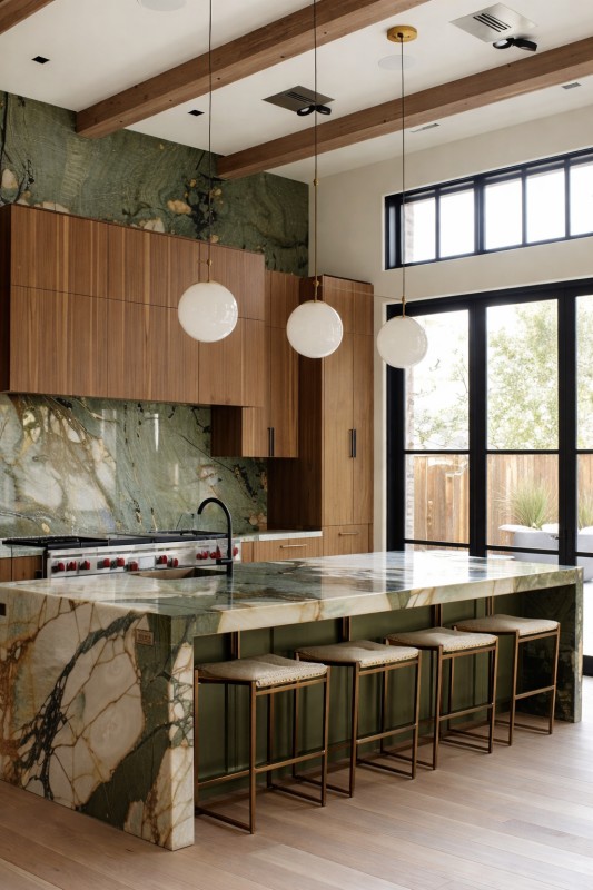 Emerald Haven Kitchen