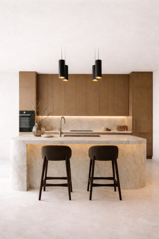 Alabaster Flow Kitchen